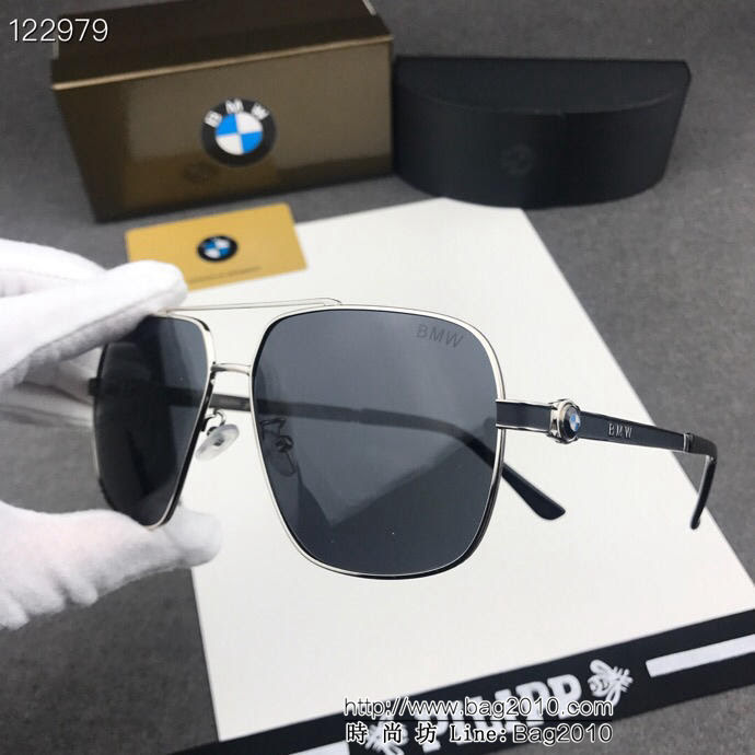 BMW 寶馬 官網同步 男士偏光墨鏡 高品質 IP電鍍 超韌不銹鋼金屬墨鏡  lly1265
